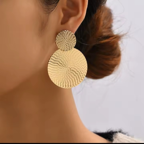 Earrings Bohemian Geometric Round Women's New f27 - Picture 1 of 3